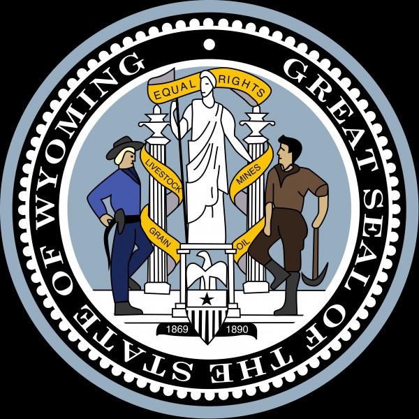 Wyoming Great Seal by Fun With Flags